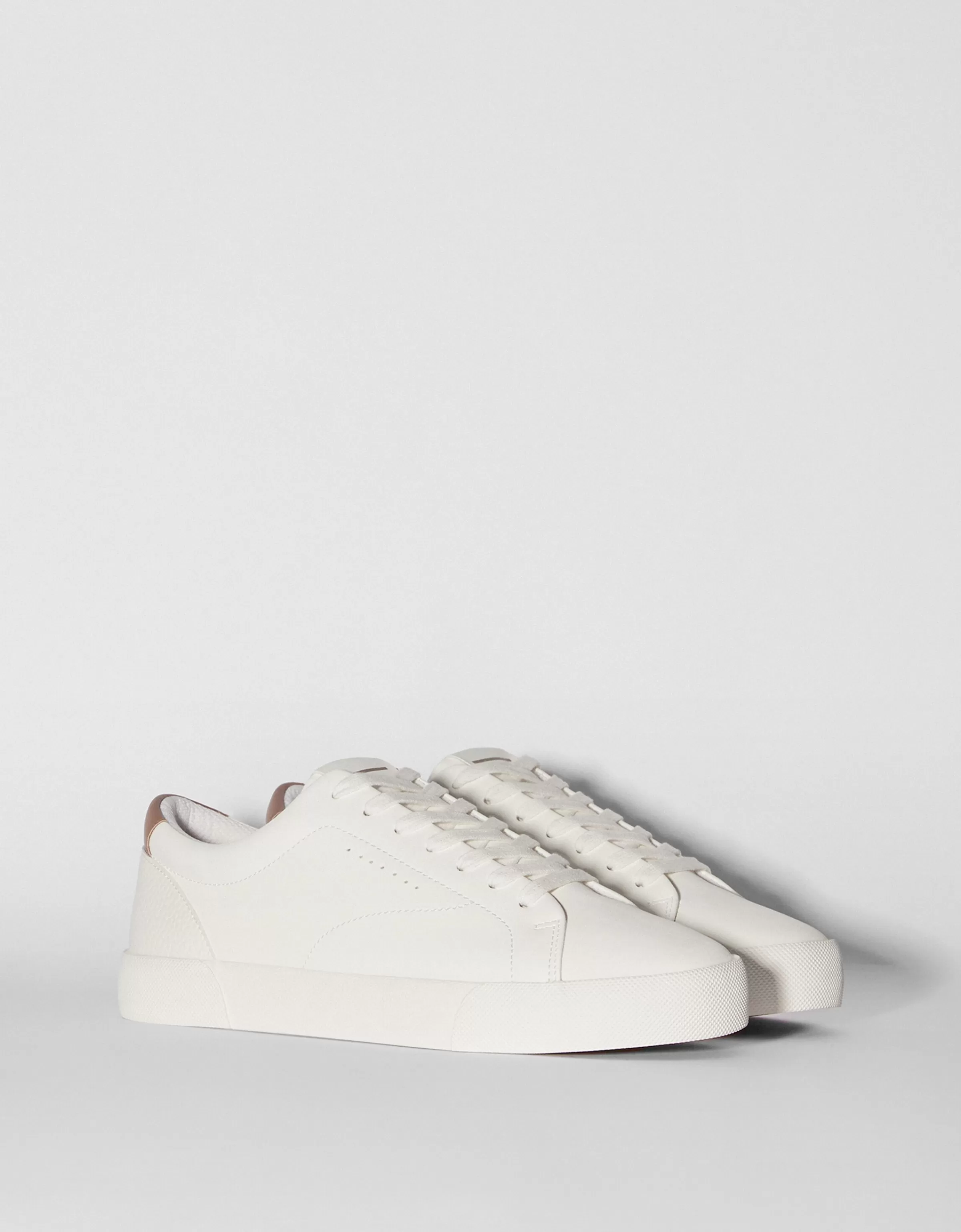 BERSHKA Best sellers*Baskets bi-matière homme Blanc