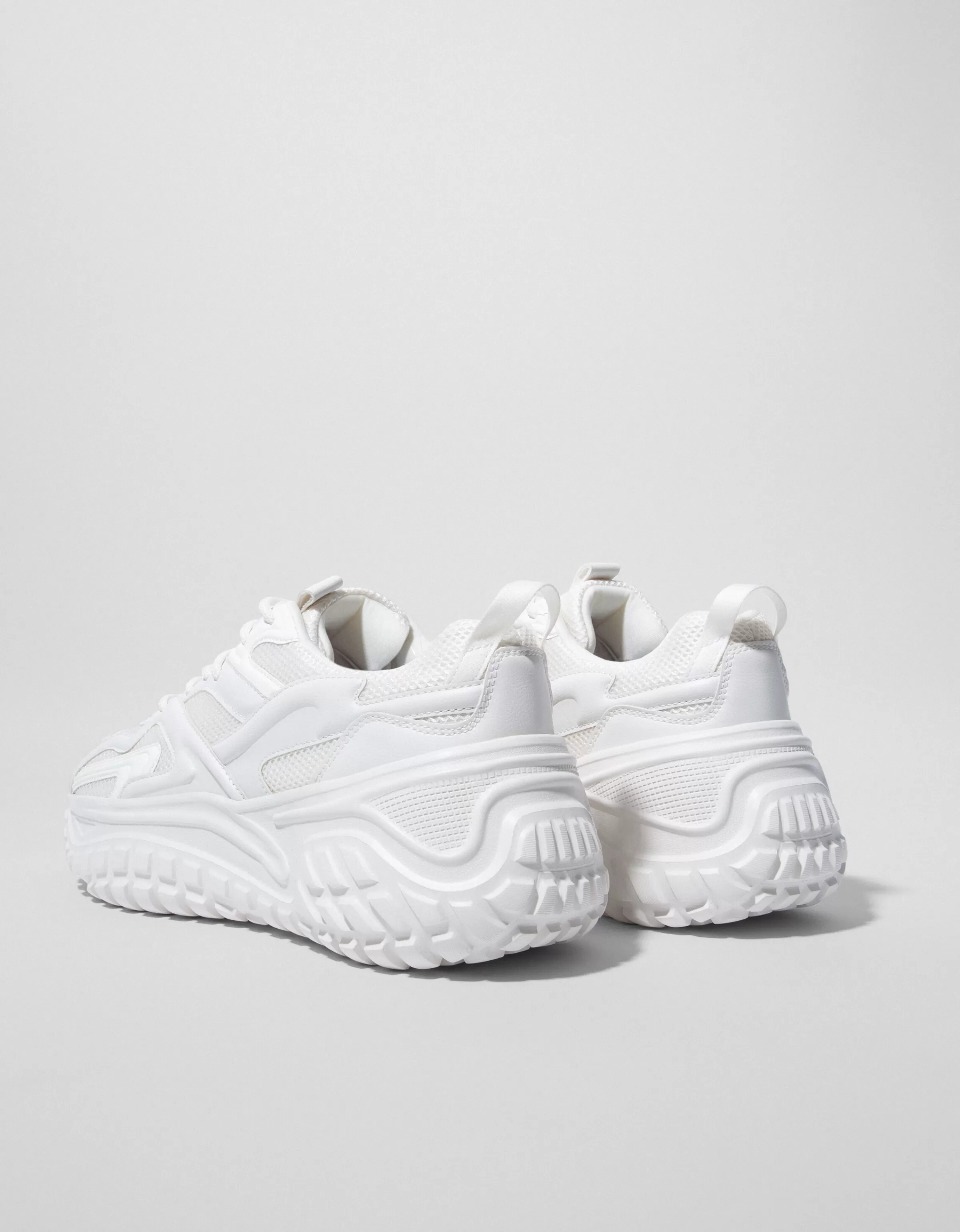 BERSHKA Articles les plus populaires*Baskets semelle crantée homme Blanc