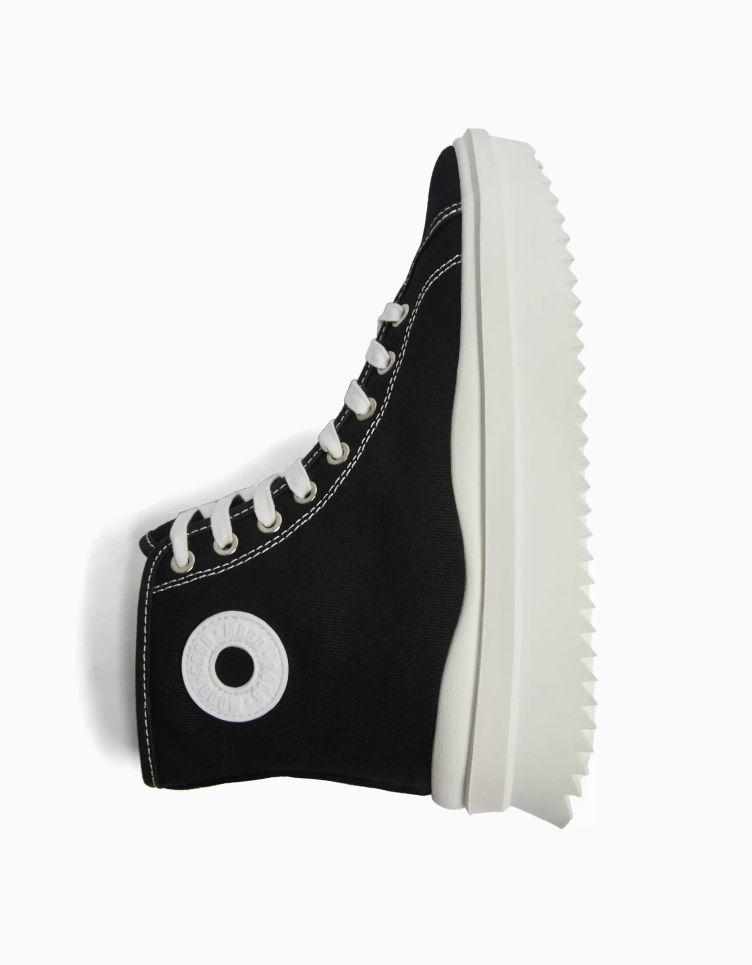 BERSHKA BSK Teen*Baskets type bottines plateforme Noir