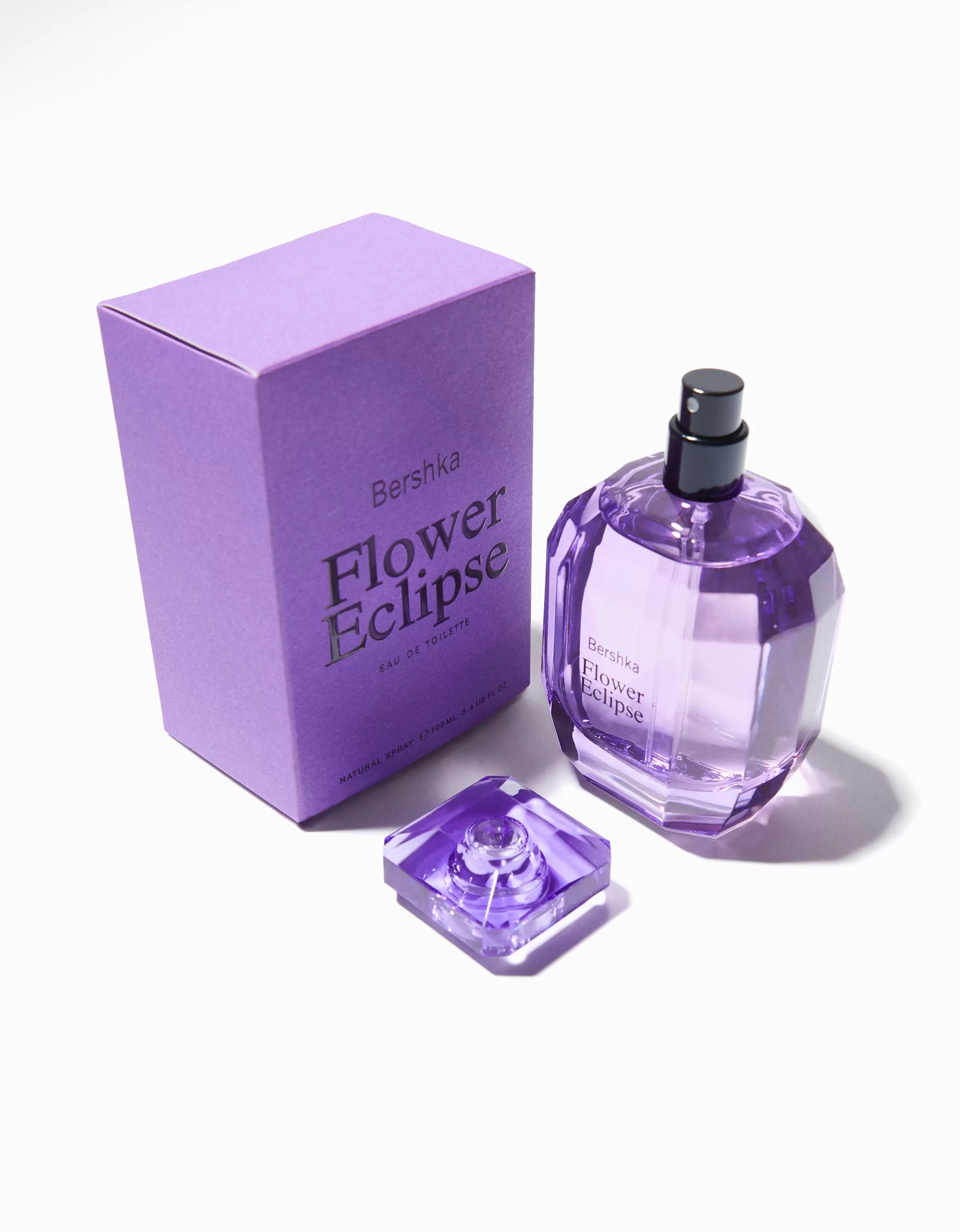 BERSHKA Eau de Toilette* Eau de Toilette Flower Eclipse 100 ml Violet