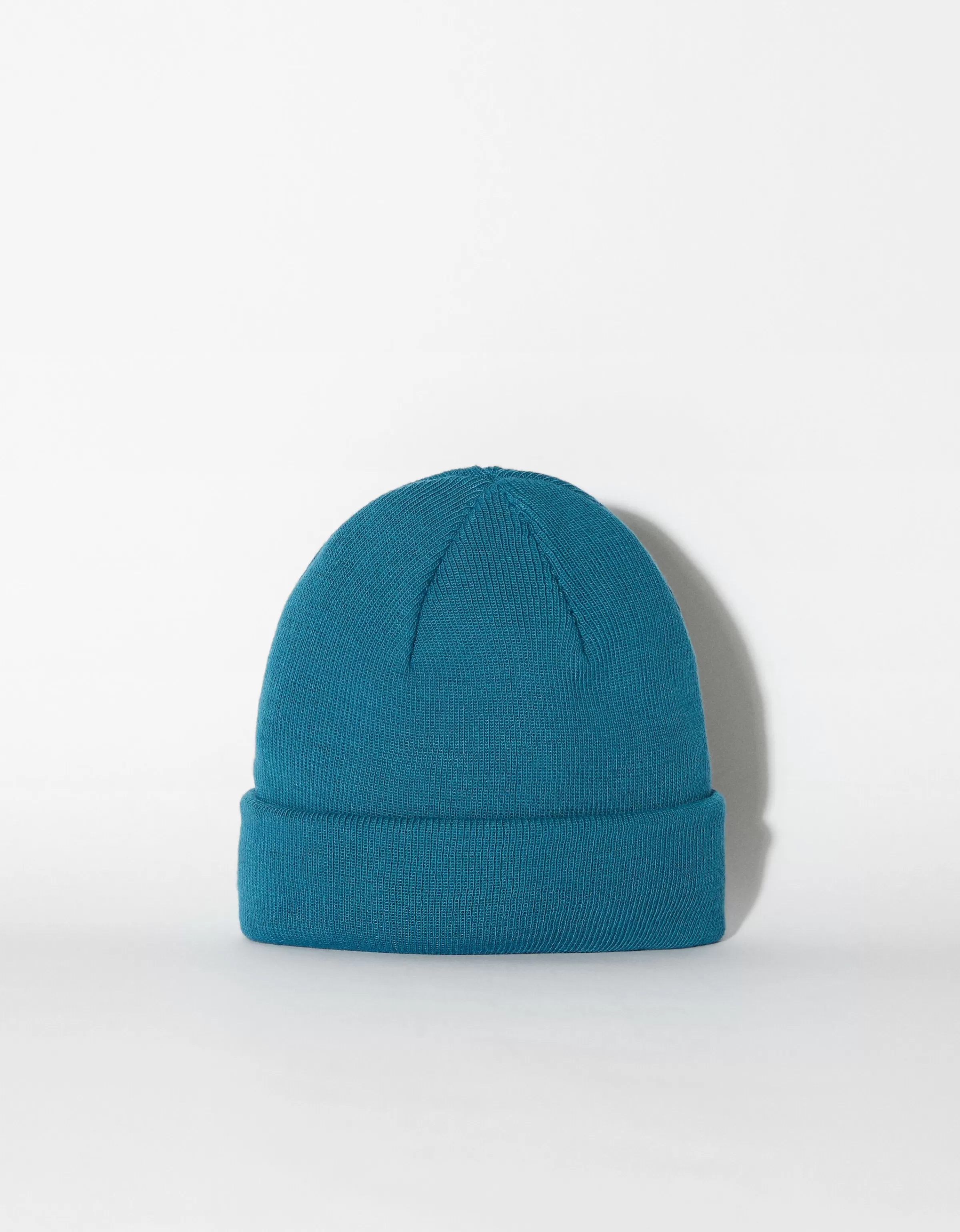 BERSHKA Tout voir*Bonnet bord-côte Bleu turquoise