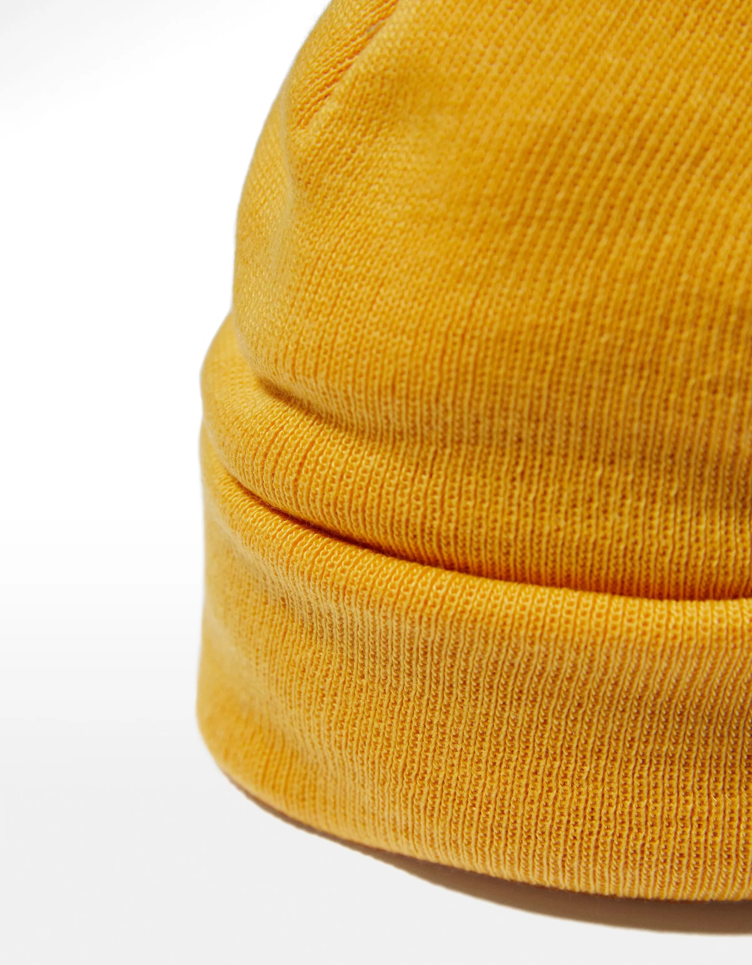 BERSHKA Tout voir*Bonnet bord-côte Jaune