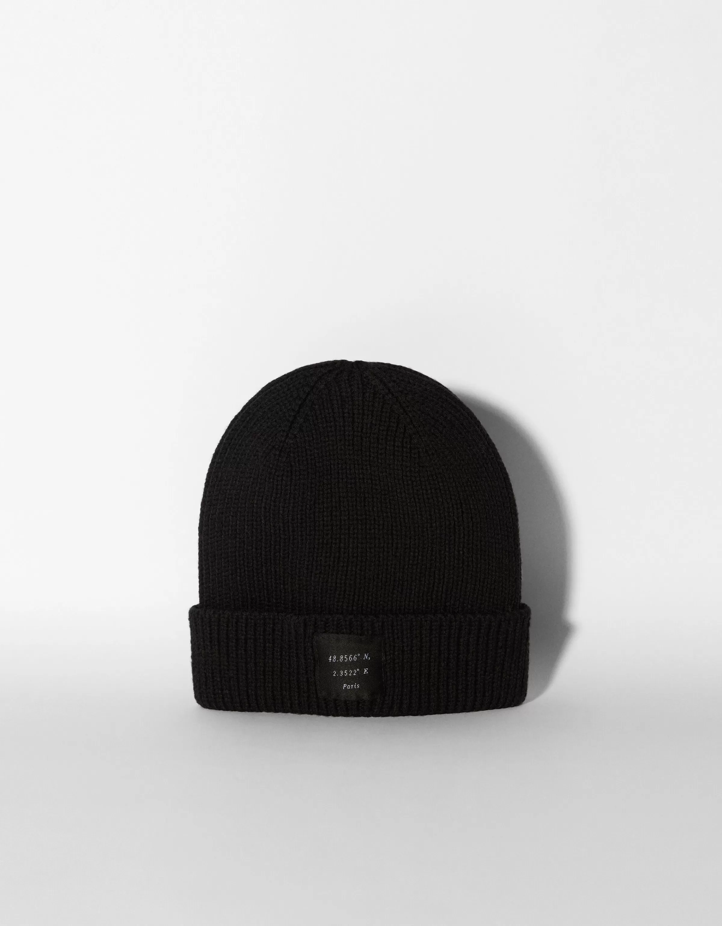 BERSHKA Join Life*Bonnet maille Noir