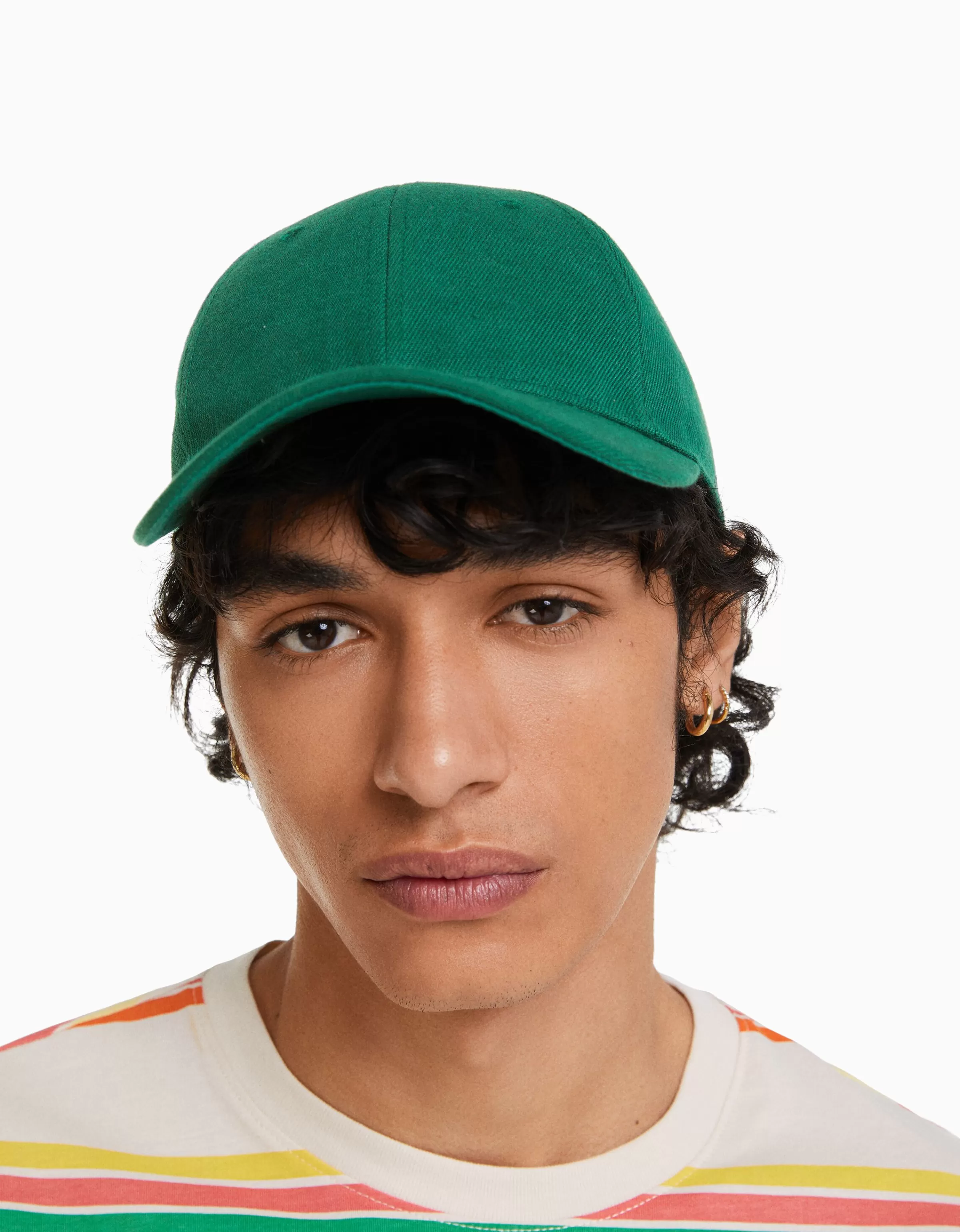 BERSHKA Tout voir*Casquette basique Vert