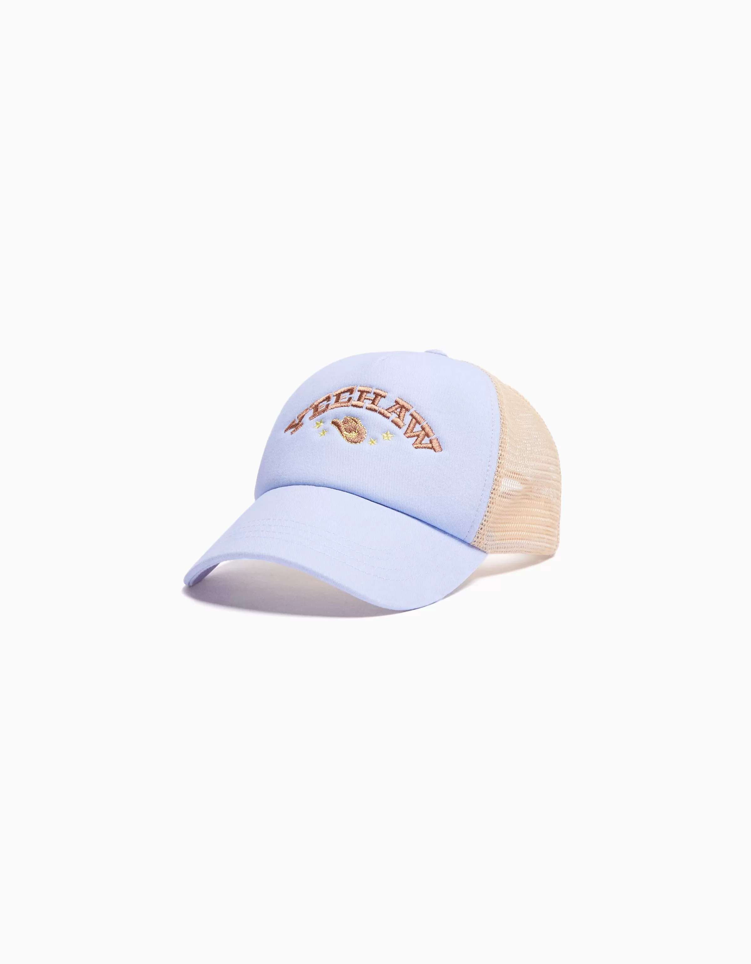 BERSHKA Tout voir*Casquette trucker brodée Bleu