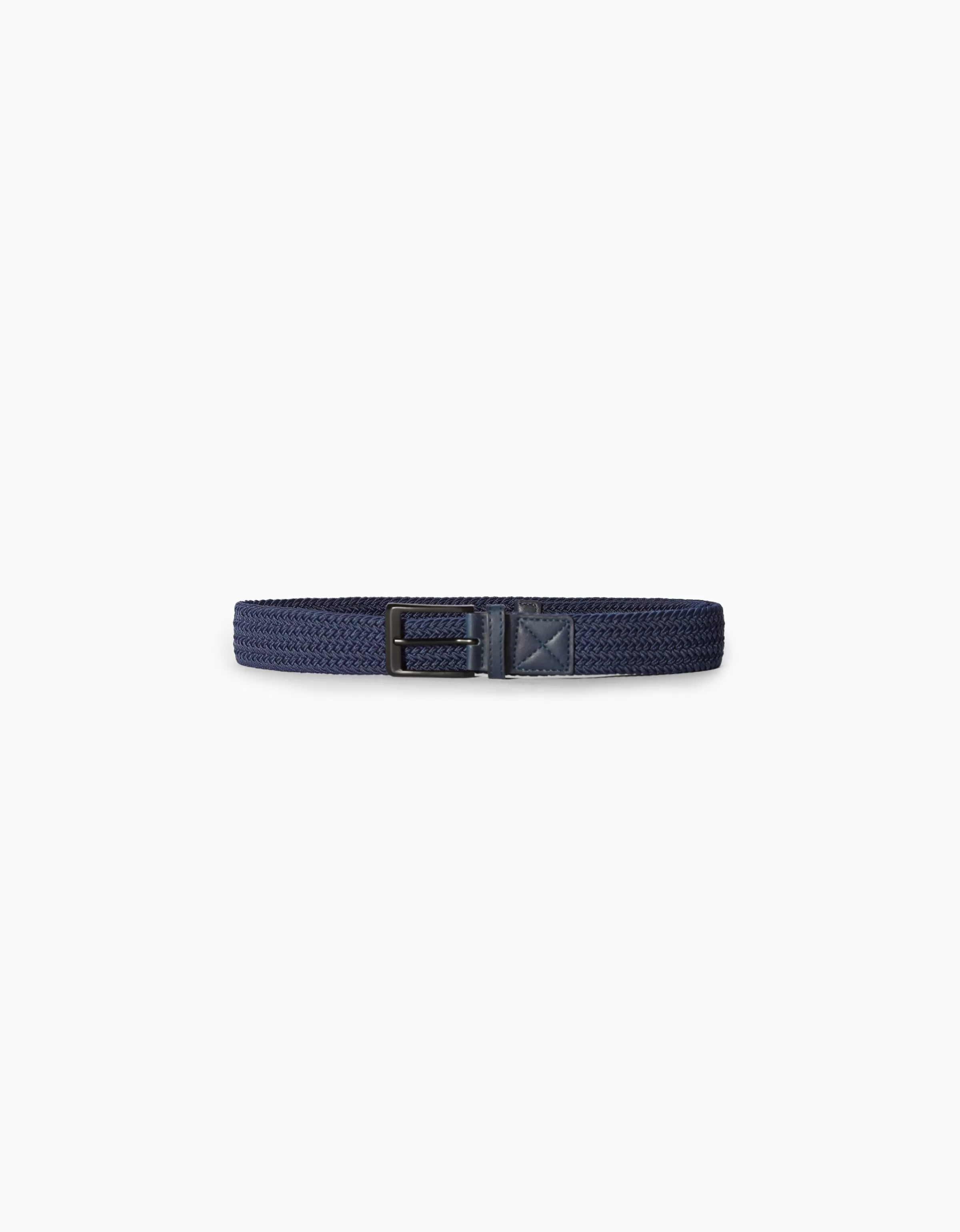 BERSHKA Tout voir*Ceinture tressée similicuir Marine