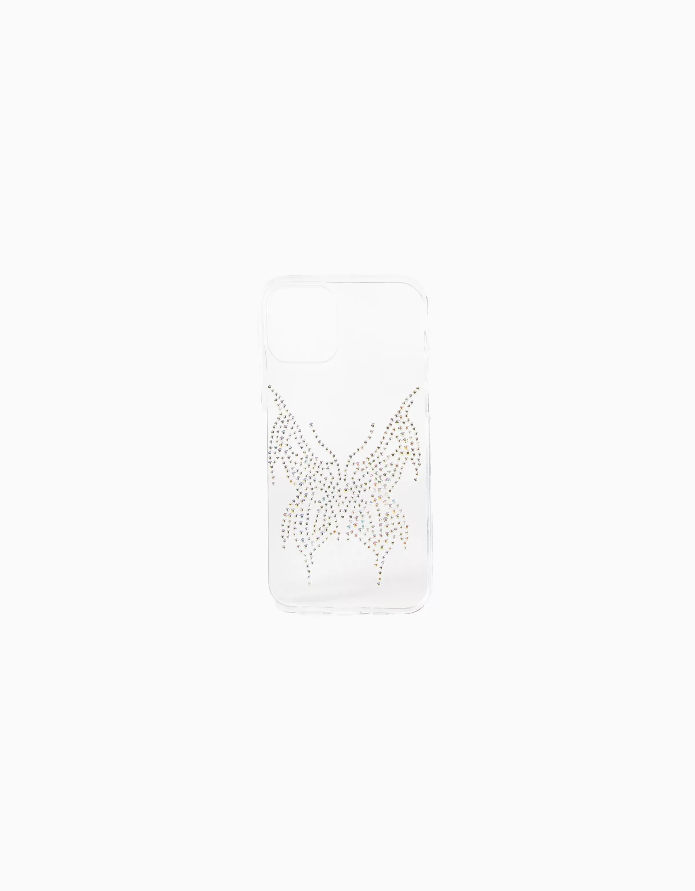 BERSHKA Tout voir*Coque iPhone strass Argent