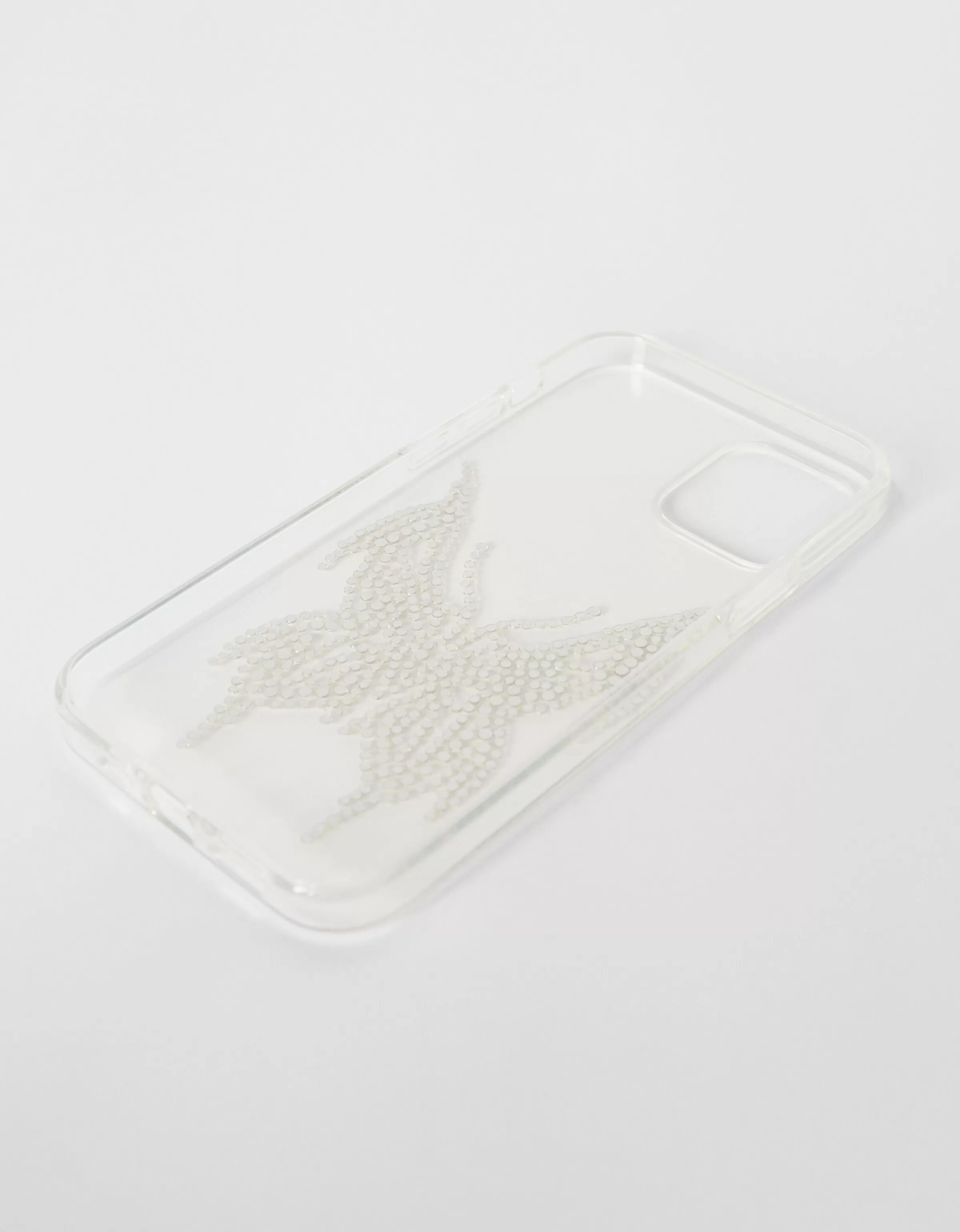 BERSHKA Tout voir*Coque iPhone strass Argent