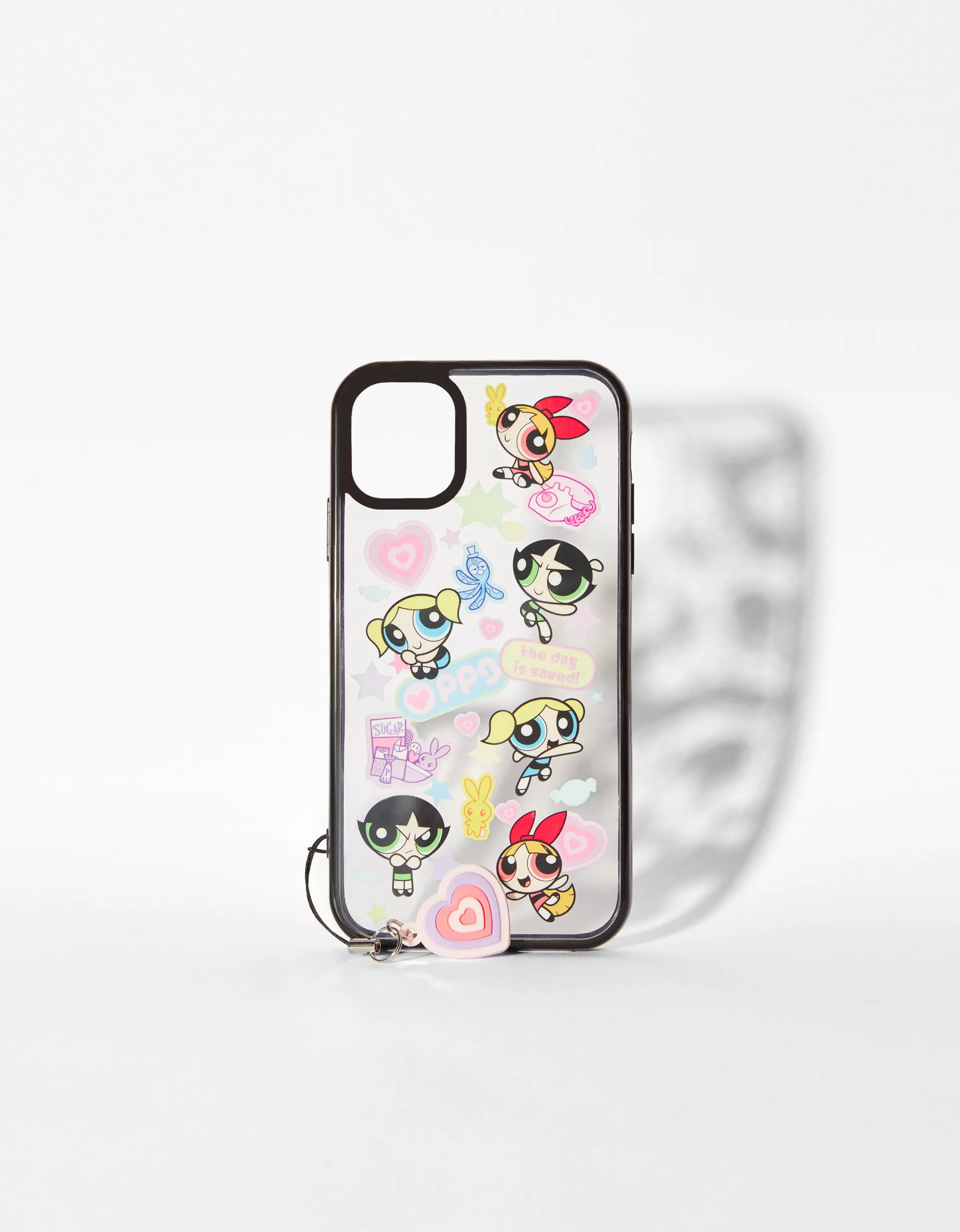 BERSHKA Cartoons*Coque mobile Les Super Nanas Noir