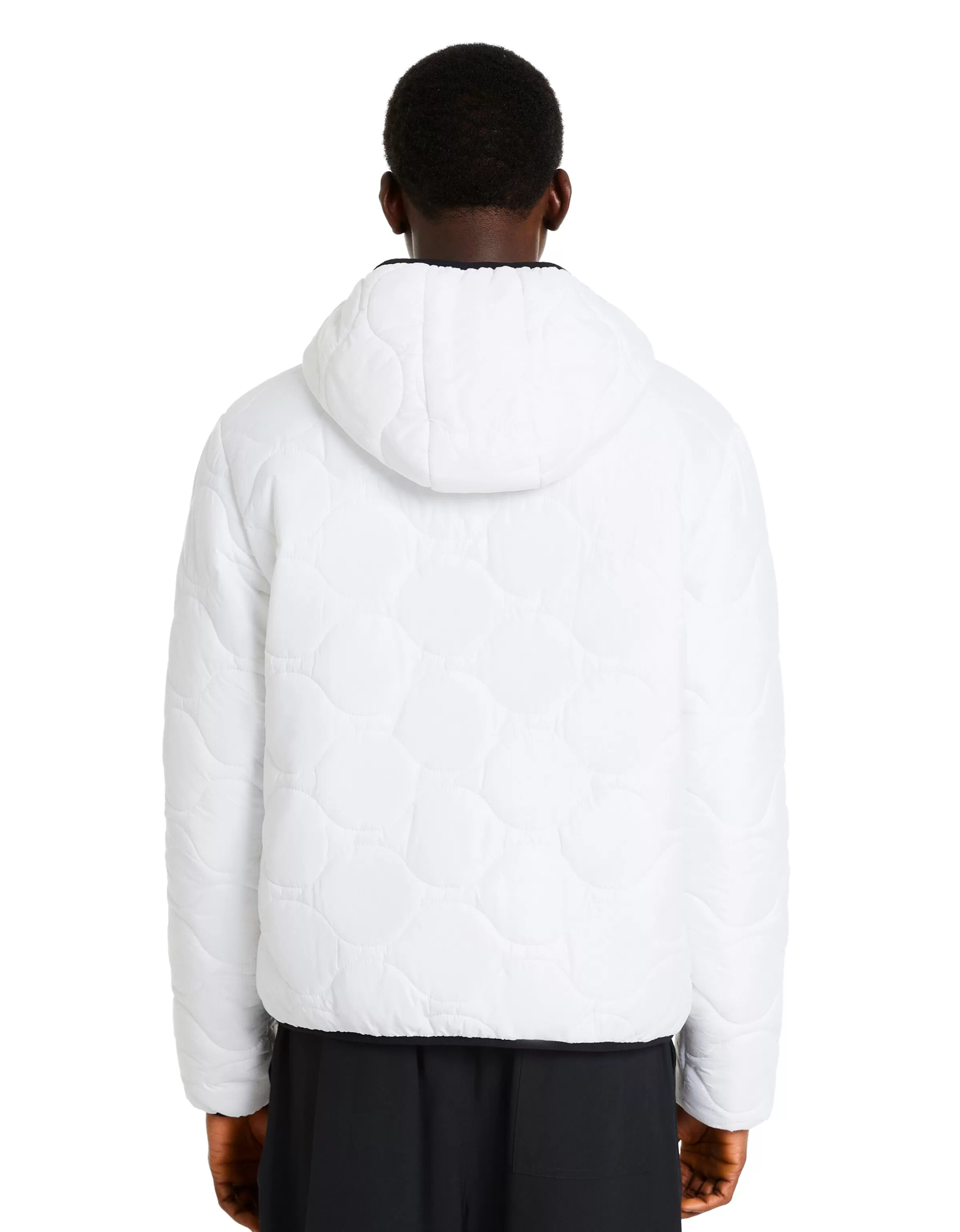 BERSHKA Blousons et manteaux*Doudoune rembourré léger Blanc