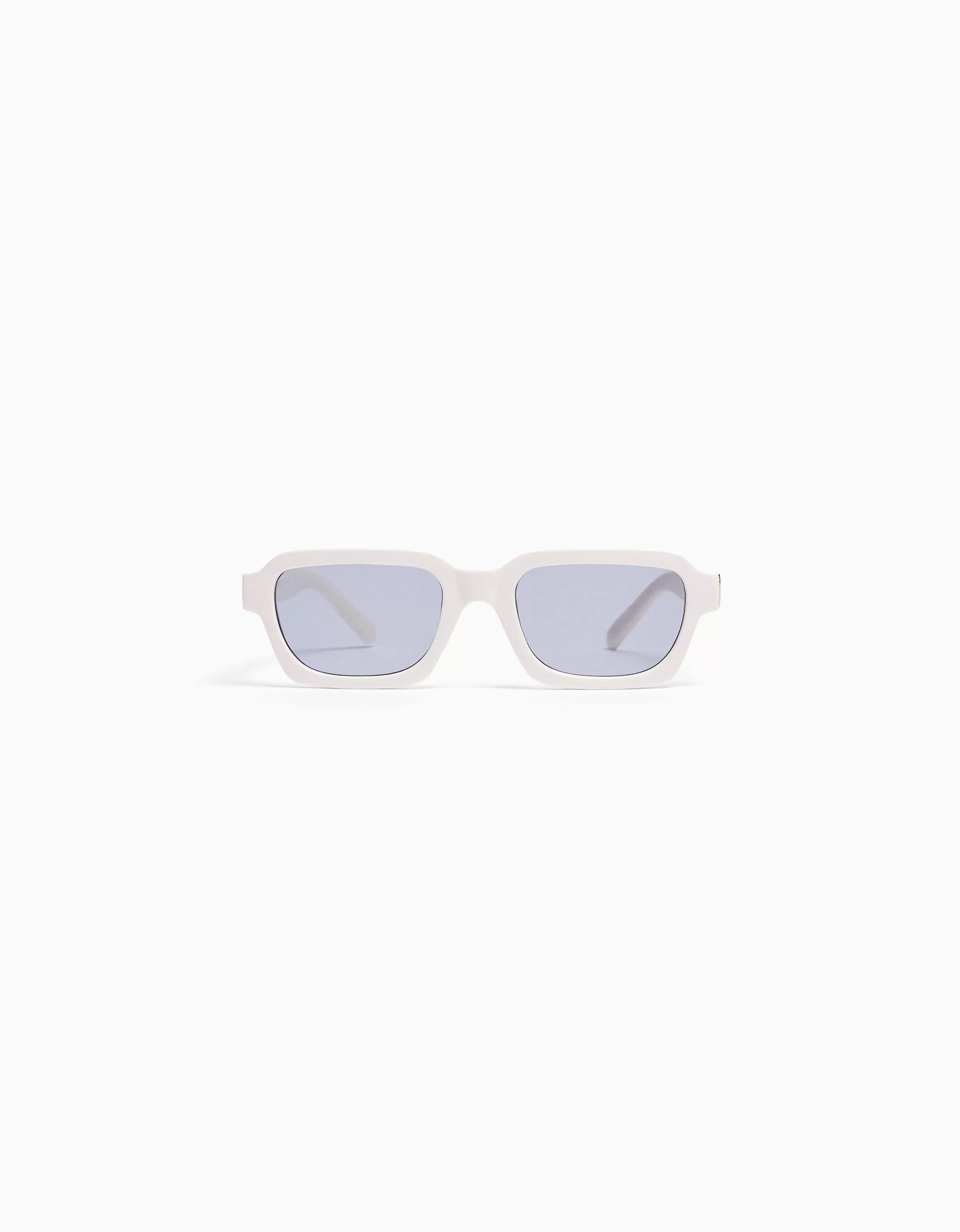 BERSHKA Lunettes*Lunettes de soleil Blanc