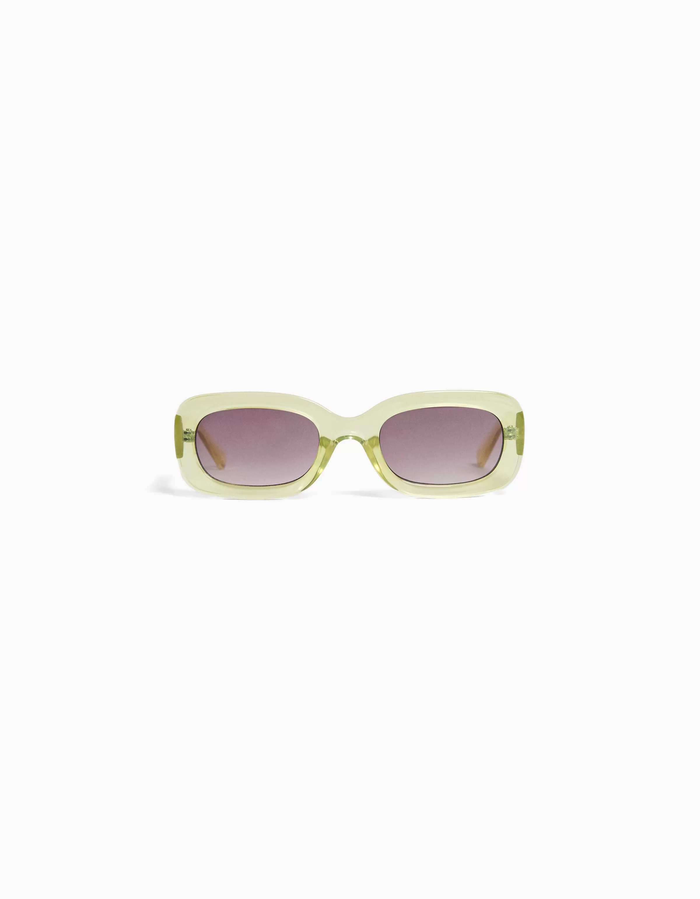 BERSHKA Lunettes*Lunettes de soleil rectangulaires Vert