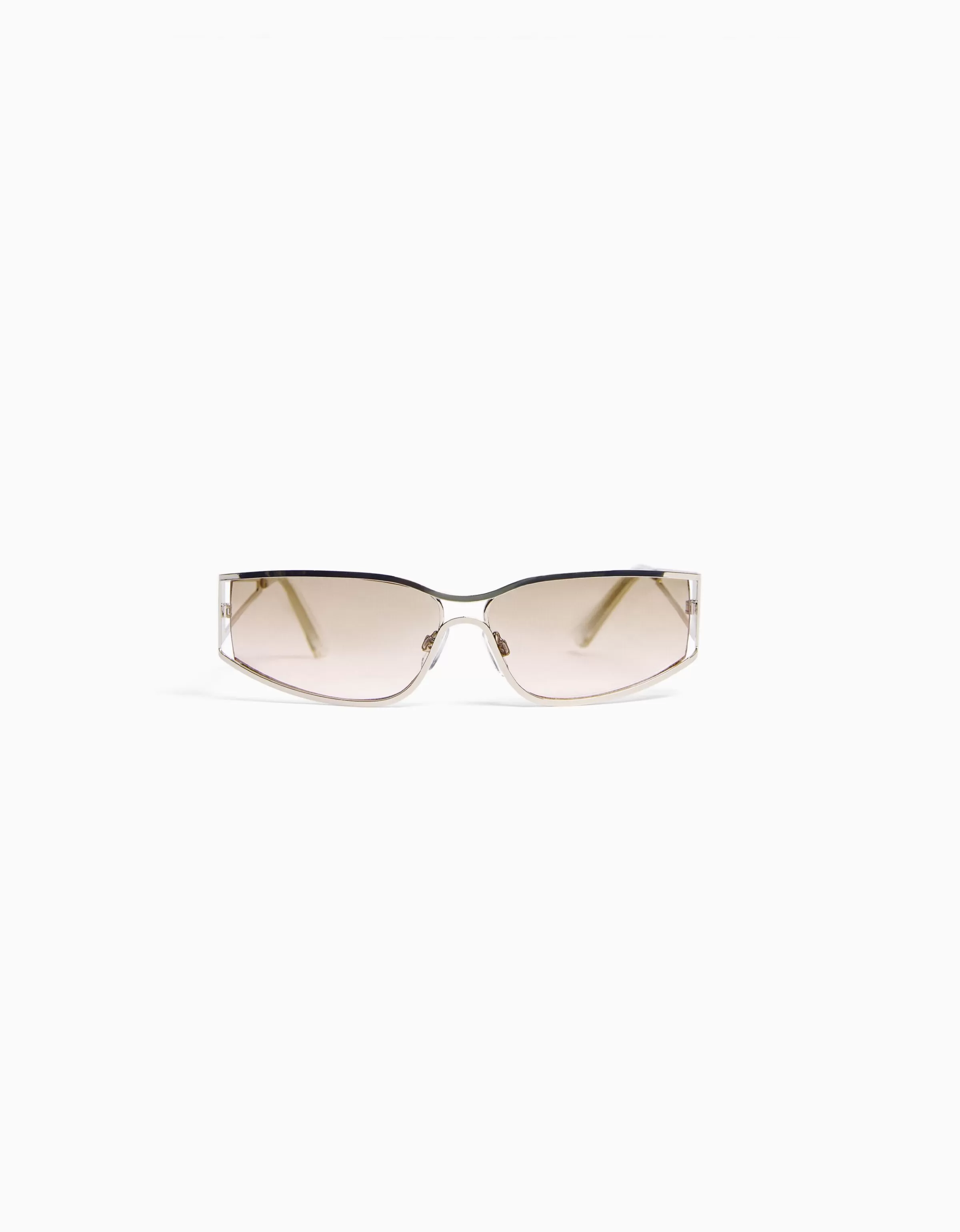 BERSHKA Lunettes*Lunettes vélo métalliques Bleu