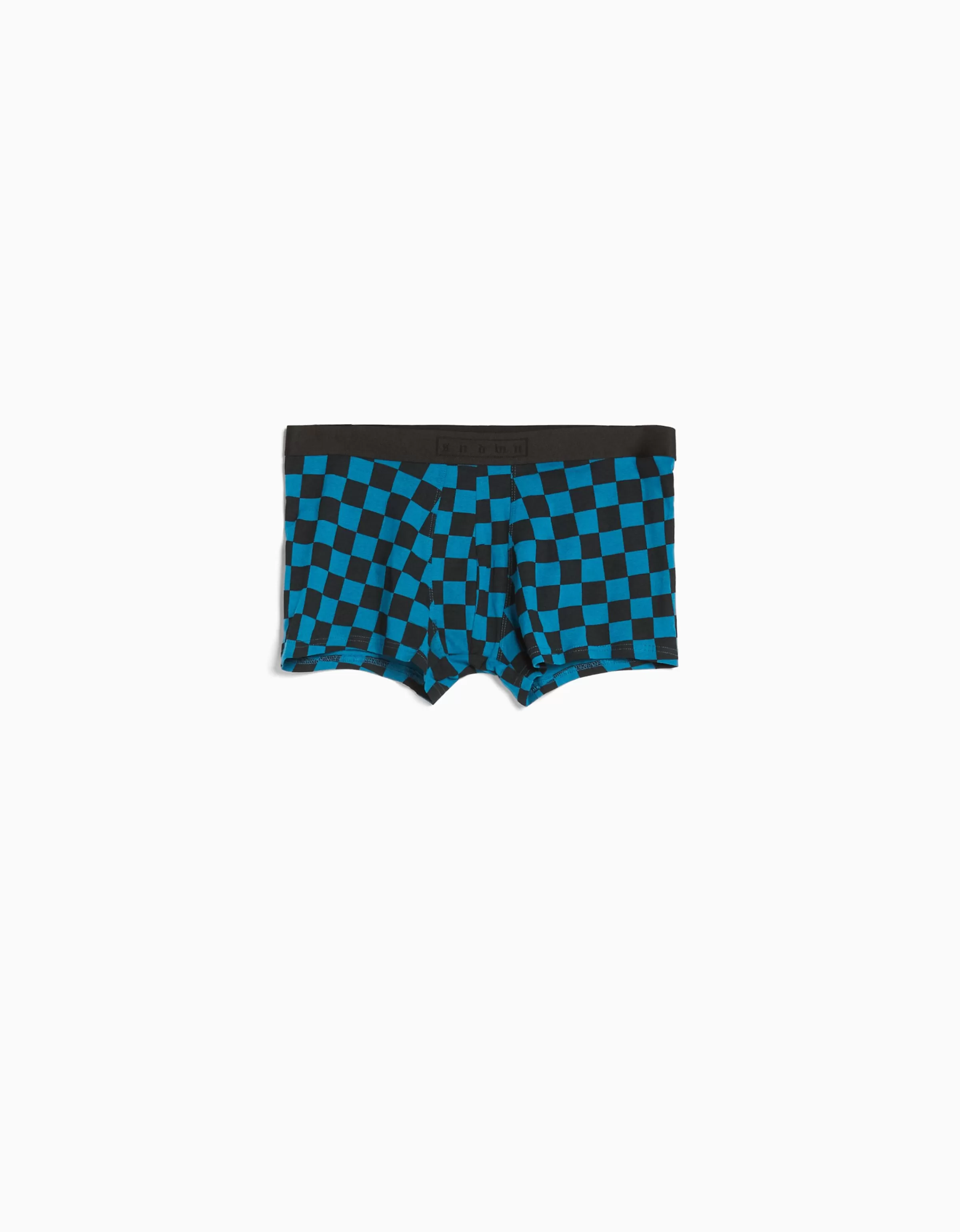 BERSHKA Underwear*Pack 3 boxers imprimé damier Noir