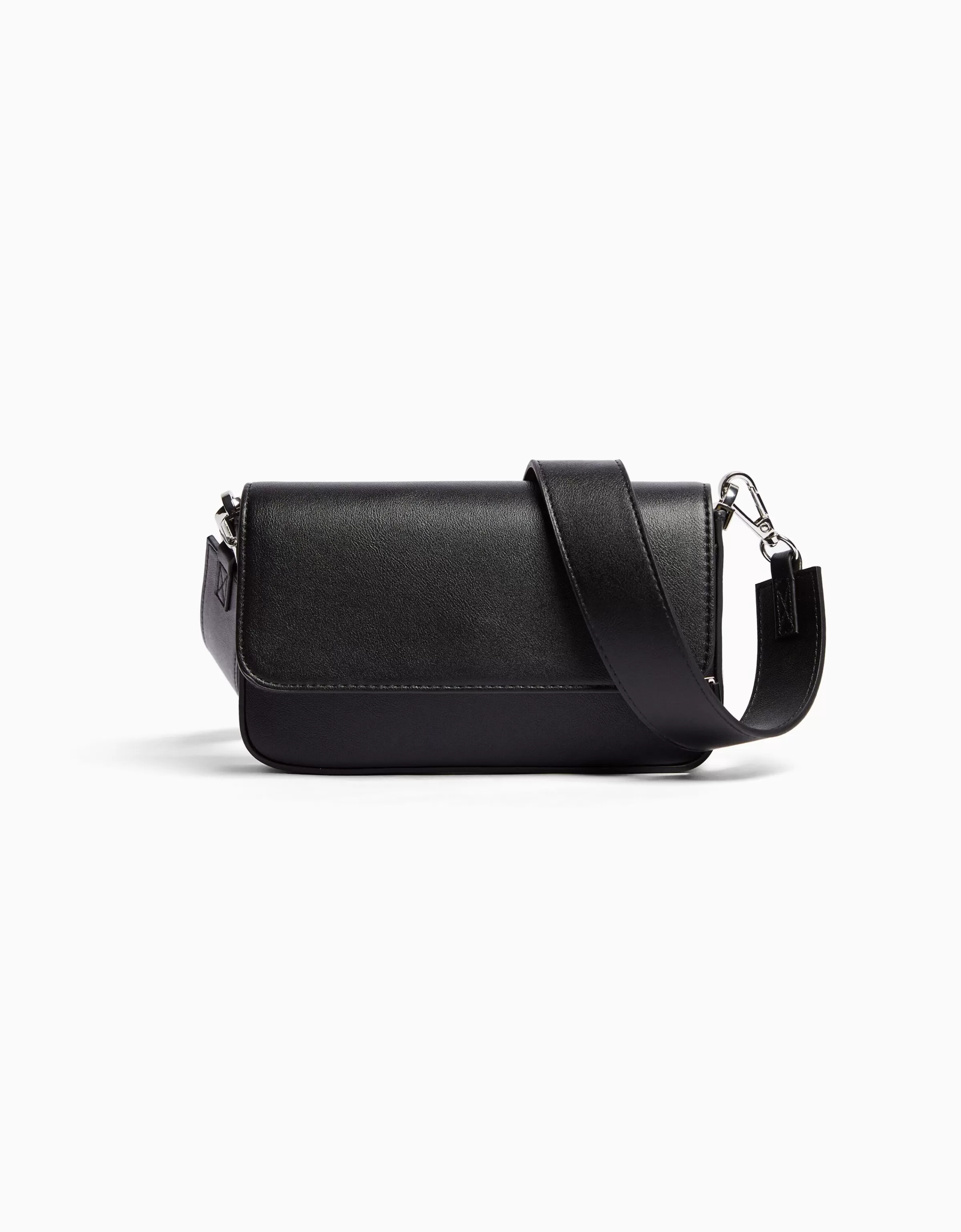 BERSHKA Best sellers*Sac bandoulière rigide Noir