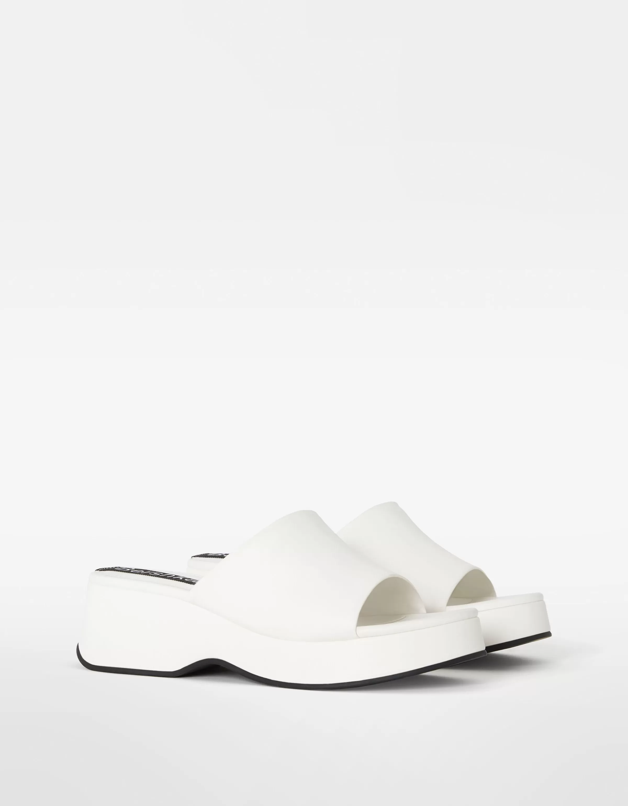 BERSHKA Sandales*Sandales plateforme Blanc