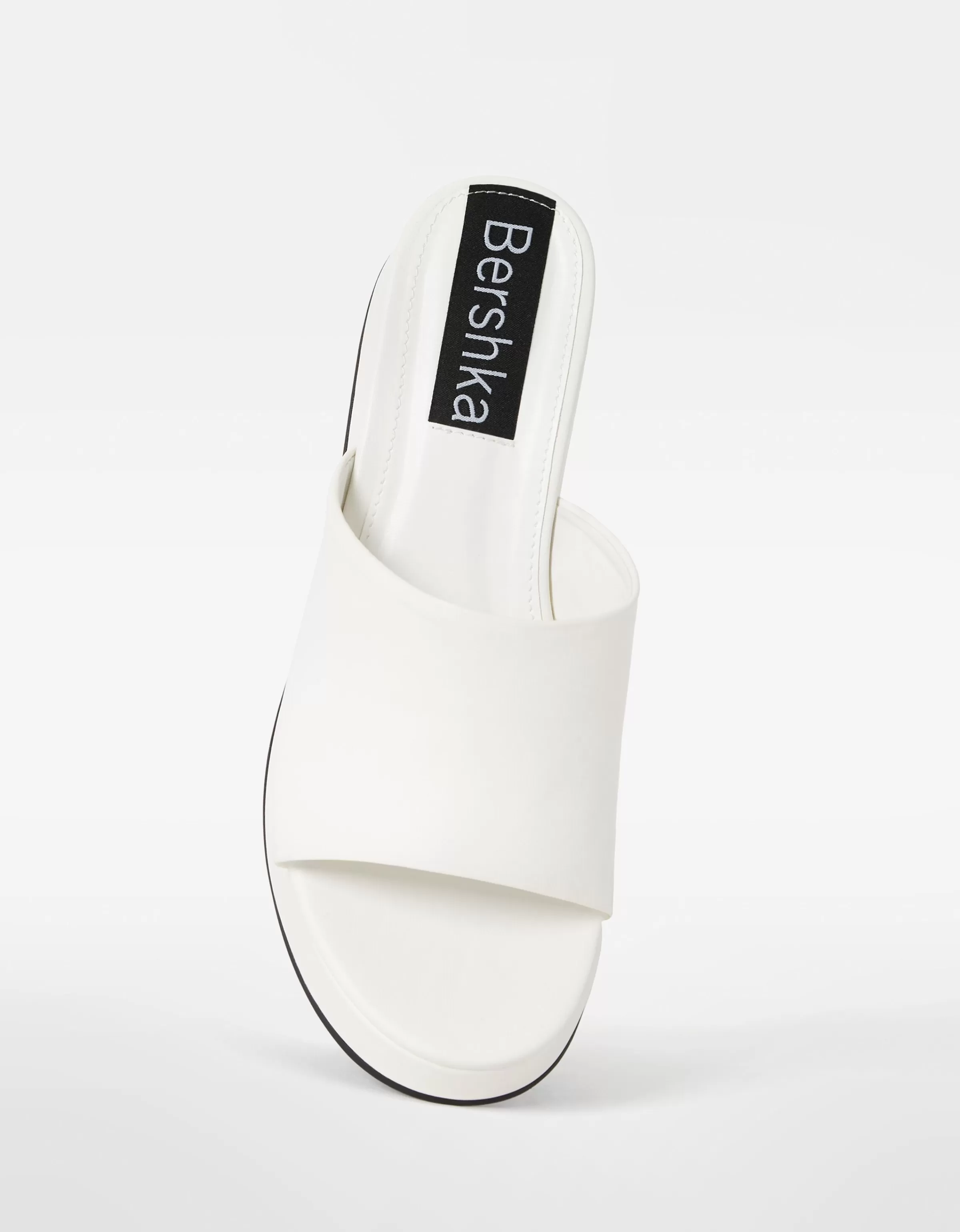 BERSHKA Sandales*Sandales plateforme Blanc