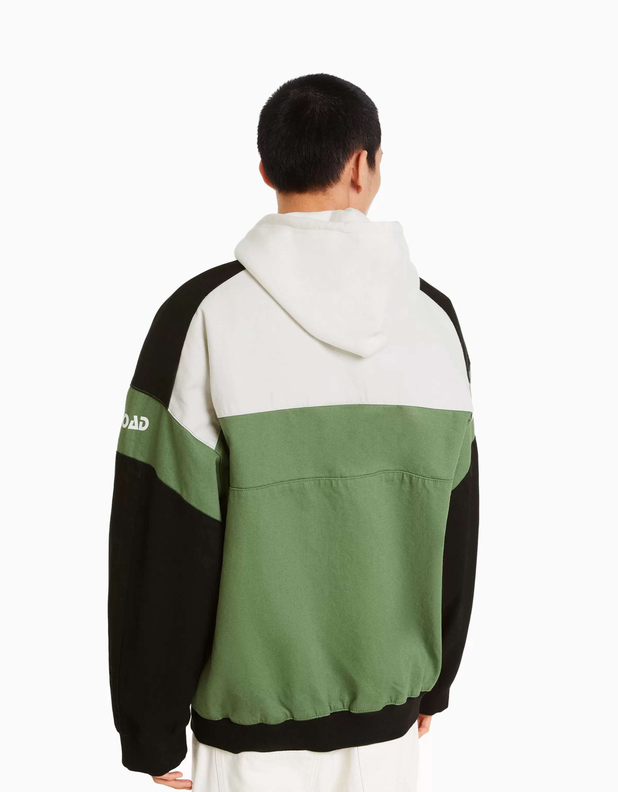 BERSHKA Vêtements*Veste en jean racing Vert